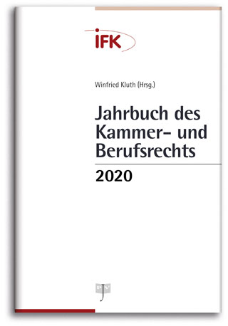 Buchcover: Jahrbuch des Kammer- und Berufsrechts 2020
