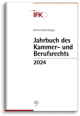Buchcover: Jahrbuch des Kammer- und Berufsrechts 2023